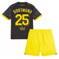 Borussia Dortmund Niklas Sule #25 Bortaställ Barn 2023-24 Korta ärmar (+ Korta byxor)